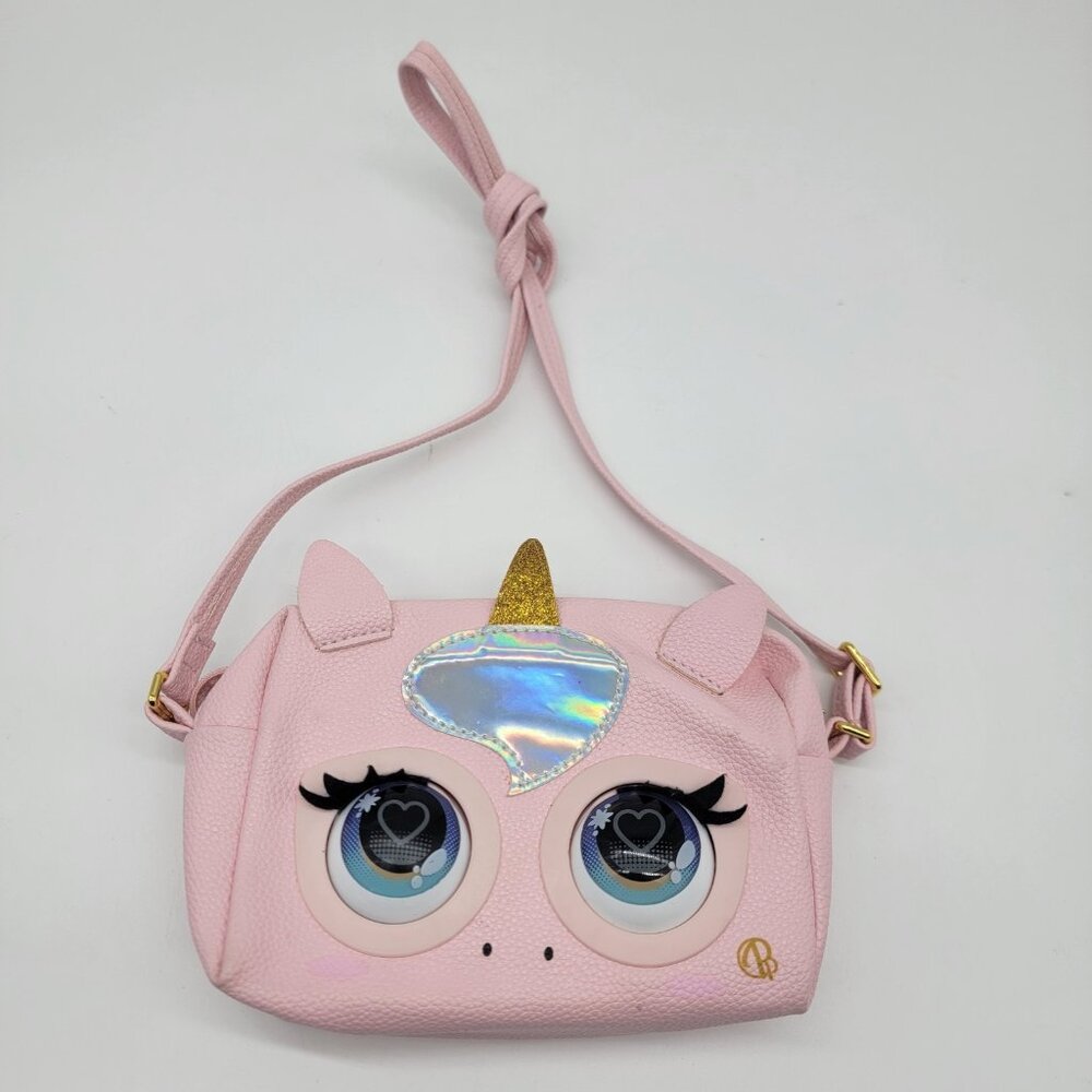 Purse Pets Glamicorn Unicorn Interactive Blinks and Responds to Touch Works‎